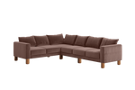 The Essential Corner Sectional (6 Seat) in Recycled Velvet