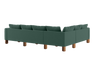 The Essential Corner Sectional (6 Seat) in Recycled Velvet