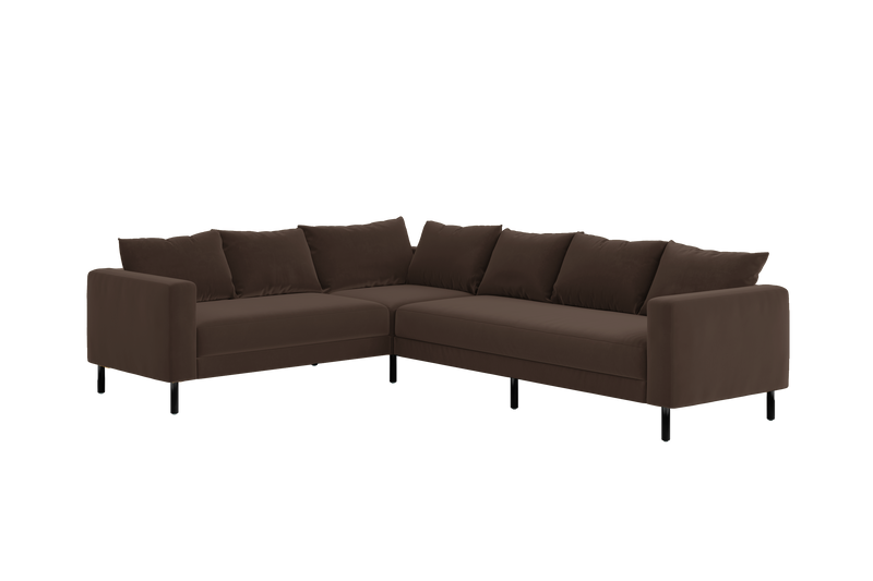 The Essential Corner Sectional (6 Seat) in Recycled Velvet
