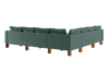 The Essential Corner Sectional (7 Seat) in Recycled Velvet
