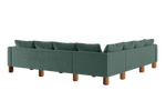 The Essential Corner Sectional (7 Seat) in Recycled Velvet