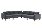 The Essential Corner Sectional (7 Seat) in Recycled Velvet