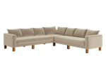 The Essential Corner Sectional (7 Seat) in Recycled Velvet