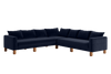 The Essential Corner Sectional (7 Seat) in Recycled Velvet