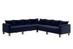 The Essential Corner Sectional (7 Seat) in Recycled Velvet