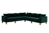The Essential Corner Sectional (7 Seat) in Recycled Velvet