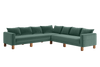 The Essential Corner Sectional (7 Seat) in Recycled Velvet