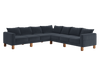 The Essential Corner Sectional (7 Seat) in Recycled Velvet