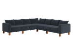 The Essential Corner Sectional (7 Seat) in Recycled Velvet
