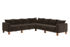 The Essential Corner Sectional (7 Seat) in Recycled Velvet