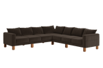 The Essential Corner Sectional (7 Seat) in Recycled Velvet