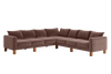 The Essential Corner Sectional (7 Seat) in Recycled Velvet