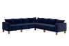 The Essential Corner Sectional (7 Seat) in Recycled Velvet