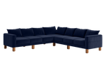 The Essential Corner Sectional (7 Seat) in Recycled Velvet