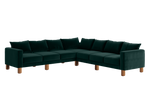 The Essential Corner Sectional (7 Seat) in Recycled Velvet