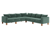 The Essential Corner Sectional (7 Seat) in Recycled Velvet