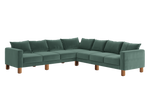 The Essential Corner Sectional (7 Seat) in Recycled Velvet
