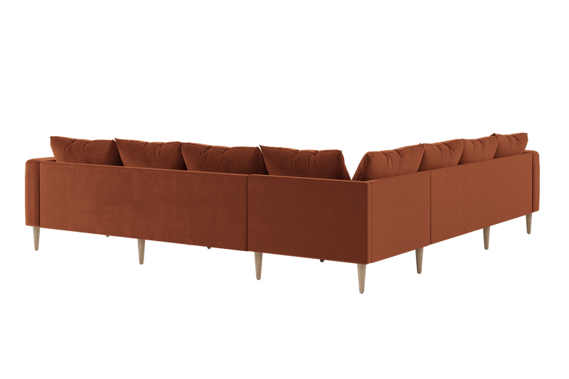 The Essential Corner Sectional (7 Seat) in Recycled Velvet
