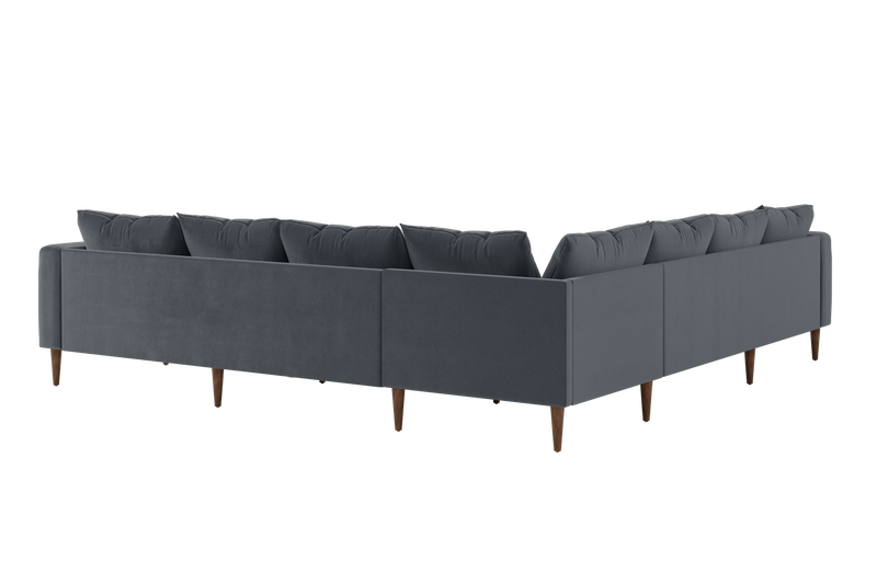 The Essential Corner Sectional (7 Seat) in Recycled Velvet
