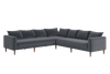 The Essential Corner Sectional (7 Seat) in Recycled Velvet