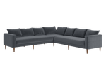 The Essential Corner Sectional (7 Seat) in Recycled Velvet