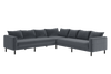The Essential Corner Sectional (7 Seat) in Recycled Velvet