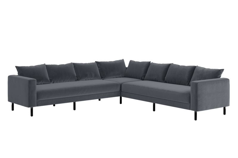 The Essential Corner Sectional (7 Seat) in Recycled Velvet