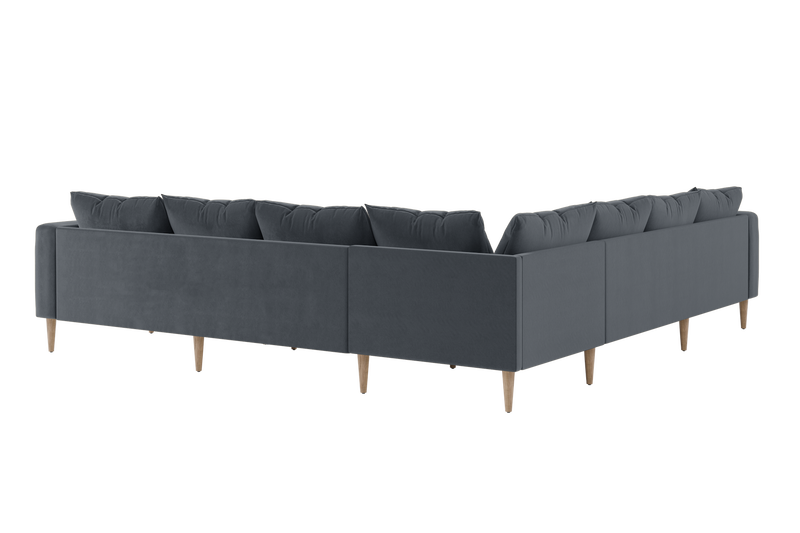 The Essential Corner Sectional (7 Seat) in Recycled Velvet