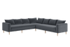 The Essential Corner Sectional (7 Seat) in Recycled Velvet