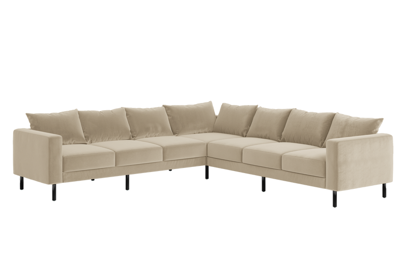 The Essential Corner Sectional (7 Seat) in Recycled Velvet