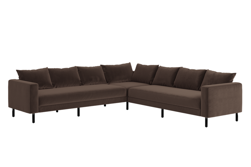 The Essential Corner Sectional (7 Seat) in Recycled Velvet