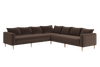 The Essential Corner Sectional (7 Seat) in Recycled Velvet