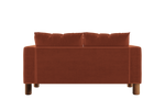 The Essential Loveseat Sectional in Recycled Velvet