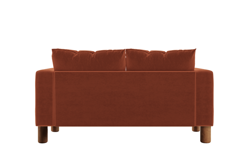 The Essential Loveseat Sectional in Recycled Velvet