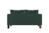 The Essential Loveseat Sectional in Recycled Velvet
