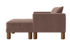 The Essential Loveseat Sectional in Recycled Velvet