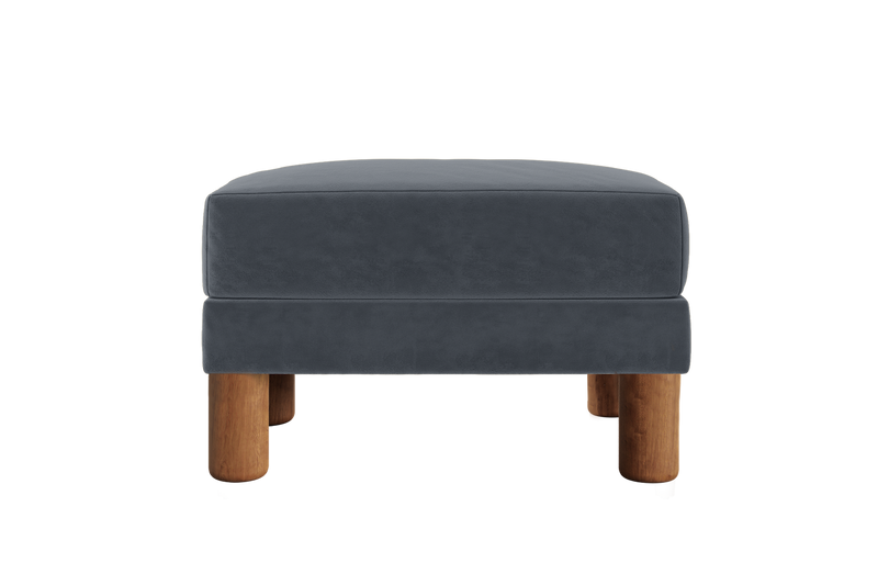 The Essential Ottoman in Recycled Velvet