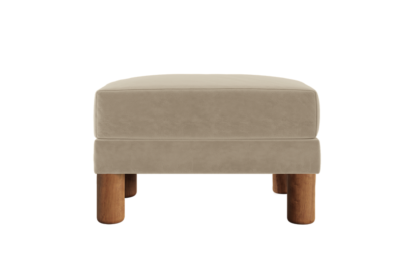 The Essential Ottoman in Recycled Velvet