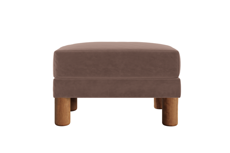 The Essential Ottoman in Recycled Velvet