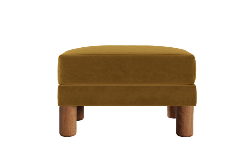 The Essential Ottoman in Recycled Velvet
