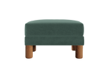 The Essential Ottoman in Recycled Velvet