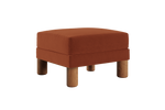 The Essential Ottoman in Recycled Velvet