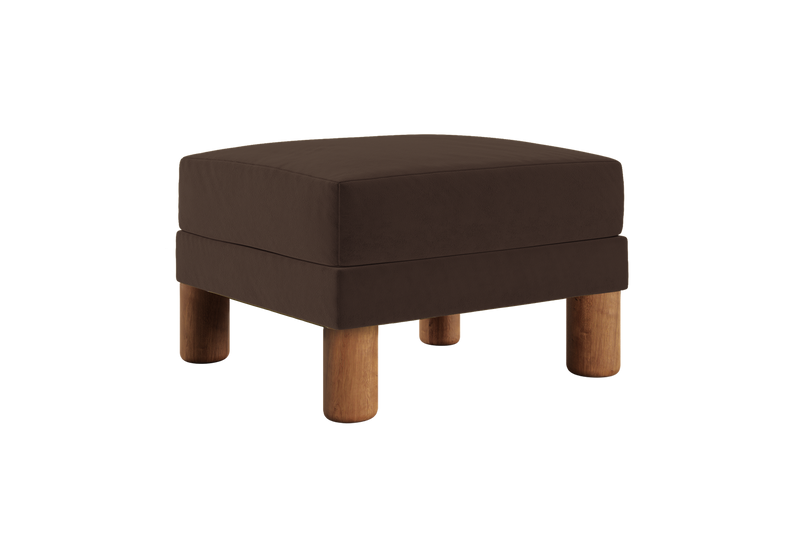 The Essential Ottoman in Recycled Velvet