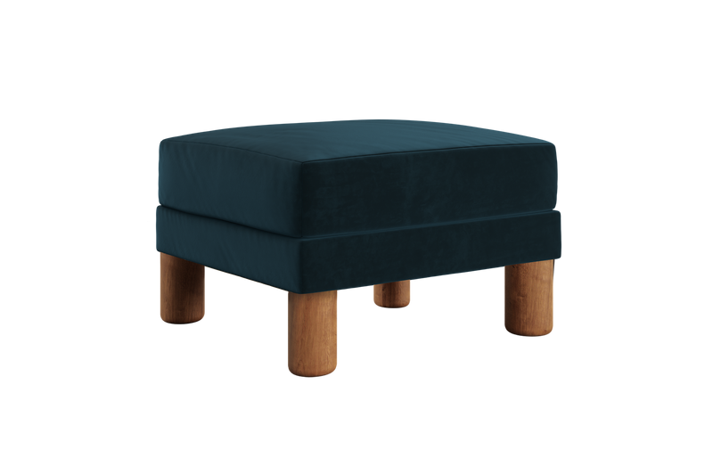 The Essential Ottoman in Recycled Velvet