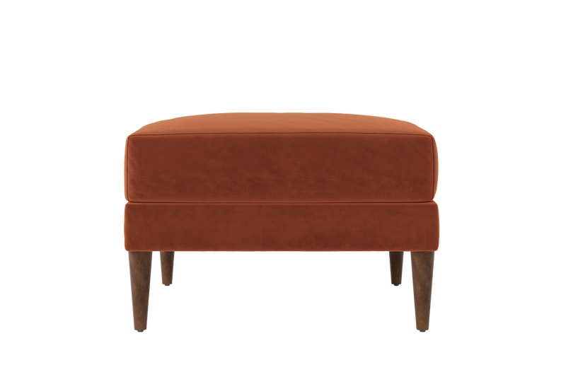 The Essential Ottoman in Recycled Velvet