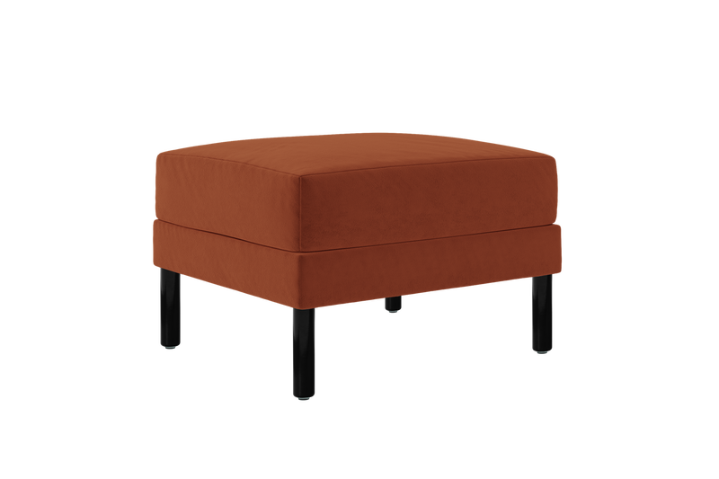 The Essential Ottoman in Recycled Velvet