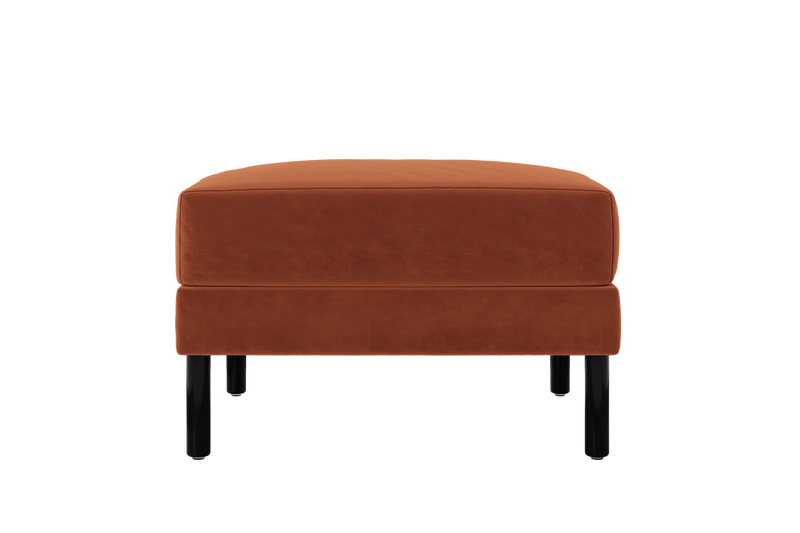 The Essential Ottoman in Recycled Velvet
