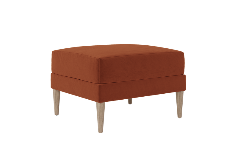 The Essential Ottoman in Recycled Velvet
