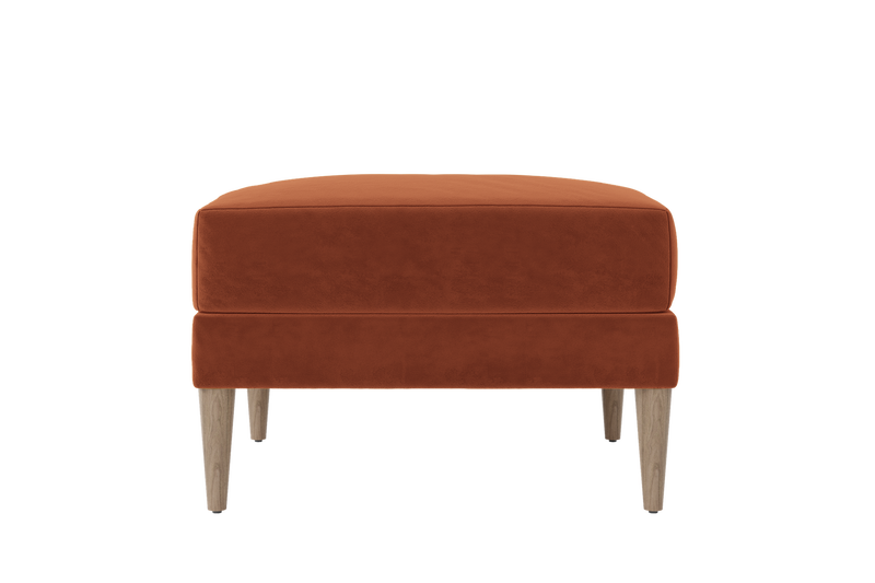 The Essential Ottoman in Recycled Velvet
