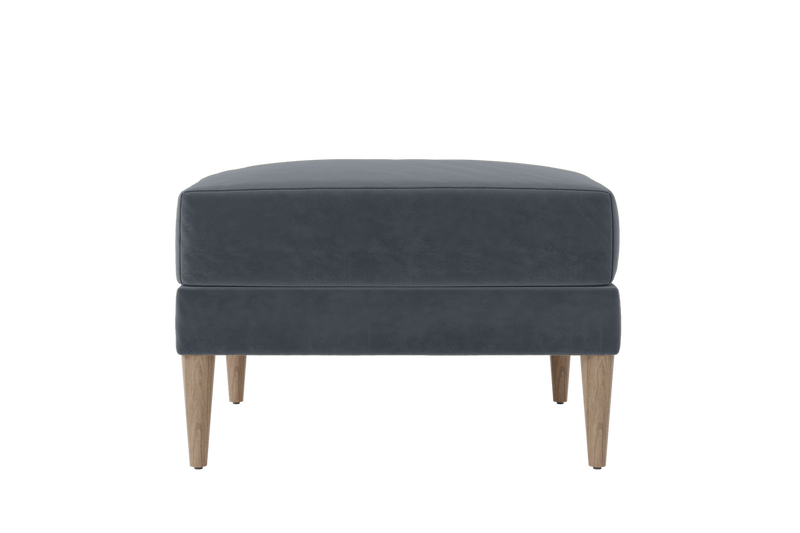 The Essential Ottoman in Recycled Velvet